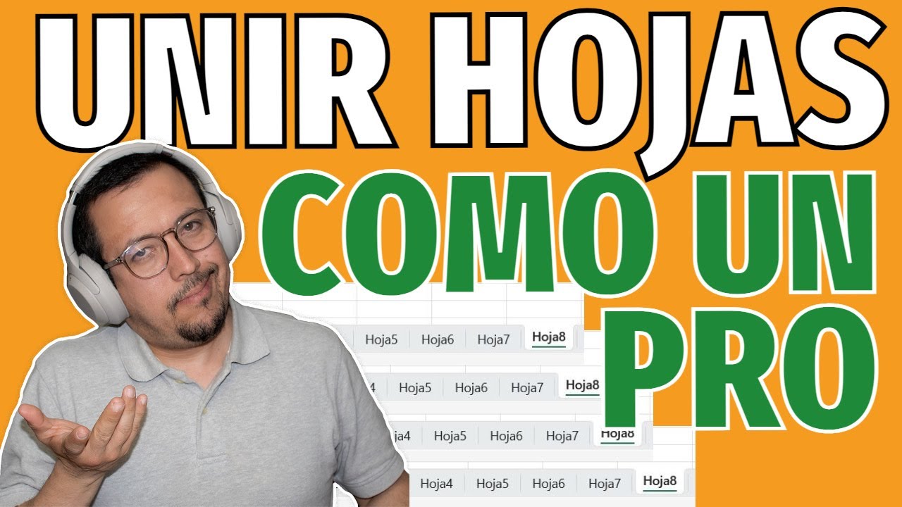 Así puedes CONSOLIDAR varias hojas de Excel EN UNA SOLA usando funciones