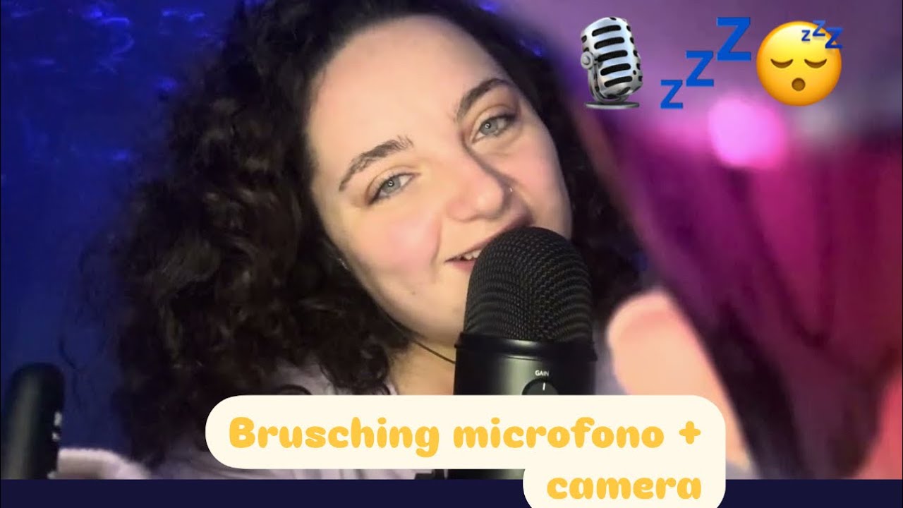 Asmr ita: brushing microfono & camera
