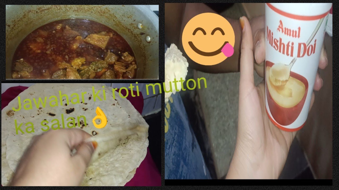 #Aaj main khane #mein banai #jawari ki roti #mutton #❣️ka salan 👌#cooking 
