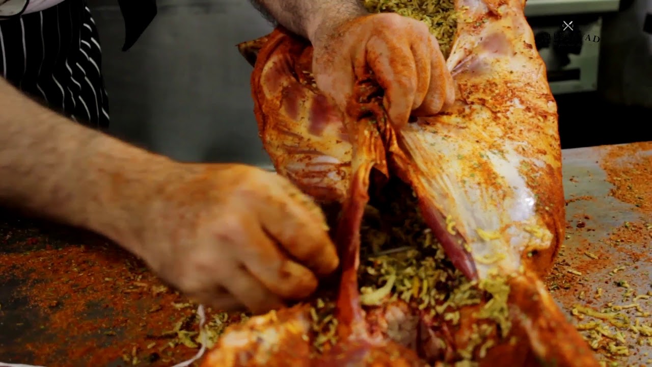 Stuffed and Roasted Whole Lamb (Chef Javad)