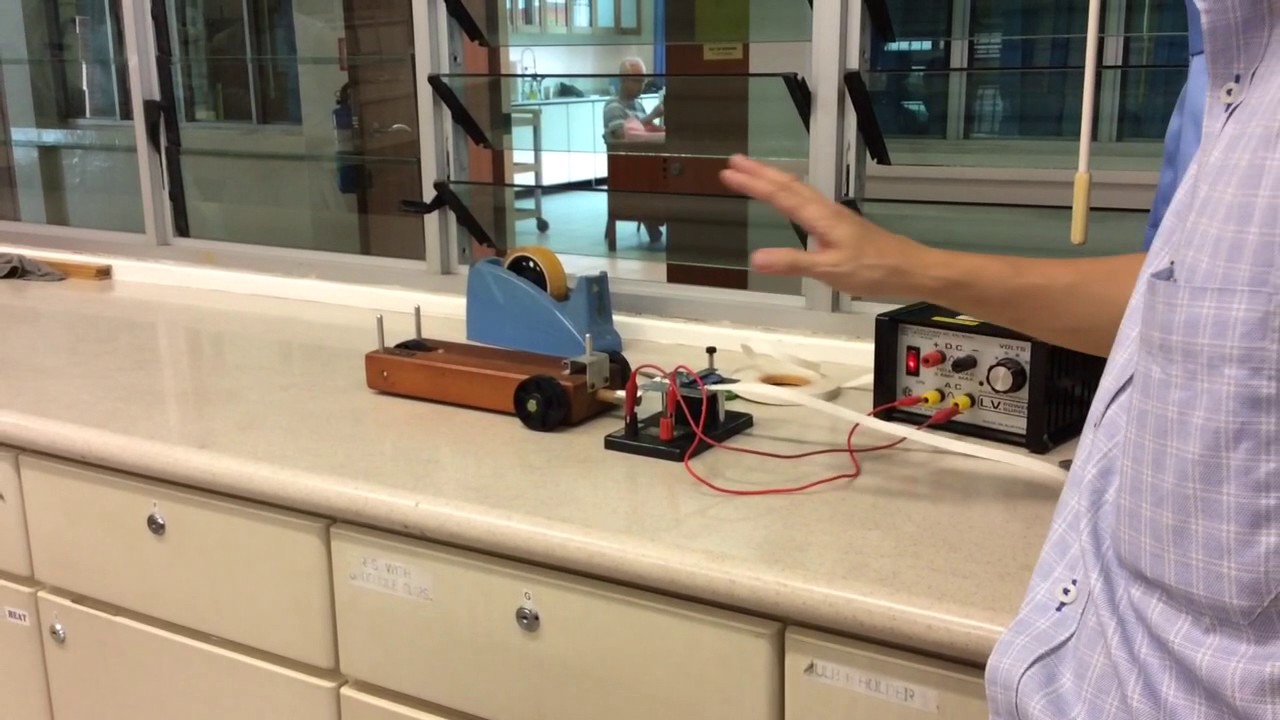 ticker tape timer demo