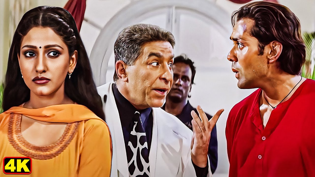 इस लड़की को यहां छोड़ के जा..| Action Movie Scene | Bobby Deol, Johnny Lever, Karisma | Comedy Video