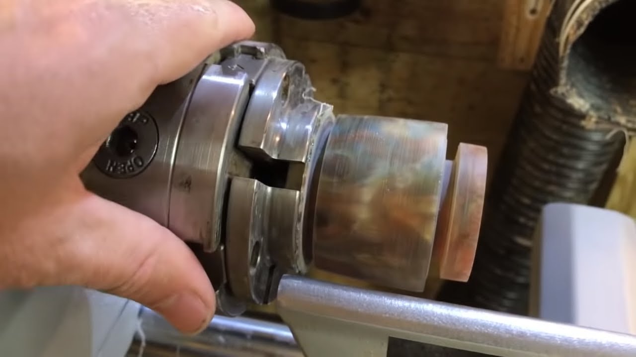 Woodturning - Smokey Resin Pot