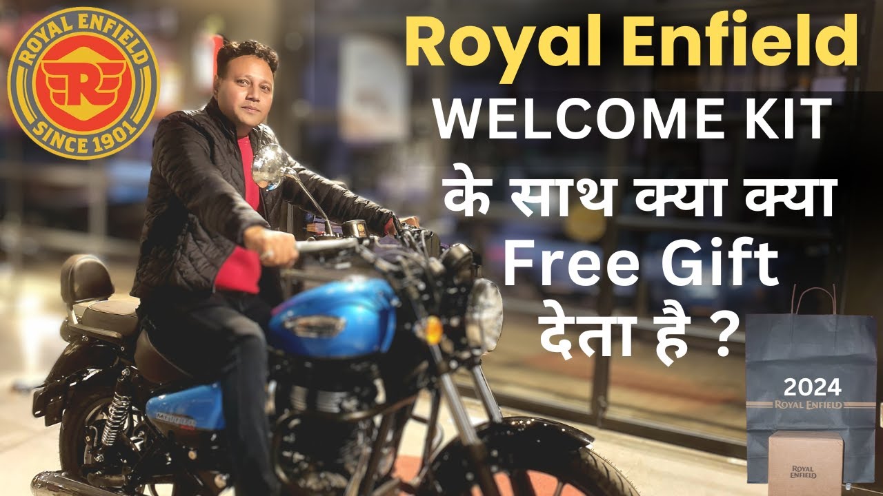 Things Comes With New Royal Enfield Bike| Welcome Kit Unboxing 2024| Got A Free Gift Or Not ?