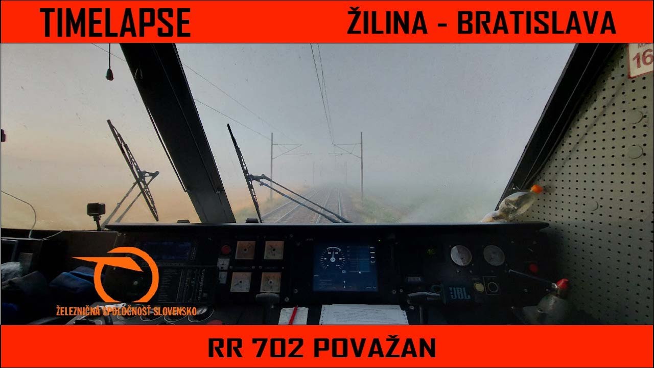 TimeLapse Žilina - Bratislava  |  RR 702