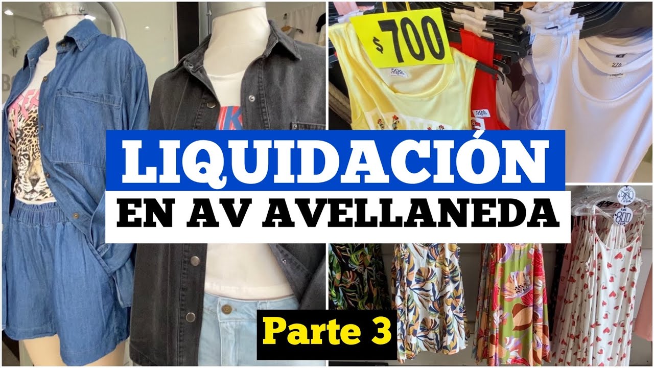 LIQUIDACIÓN de VERANO en AV AVELLANEDA FLORES/PARTE 3/Ropa barata de hombre y mujer/REBAJAS/