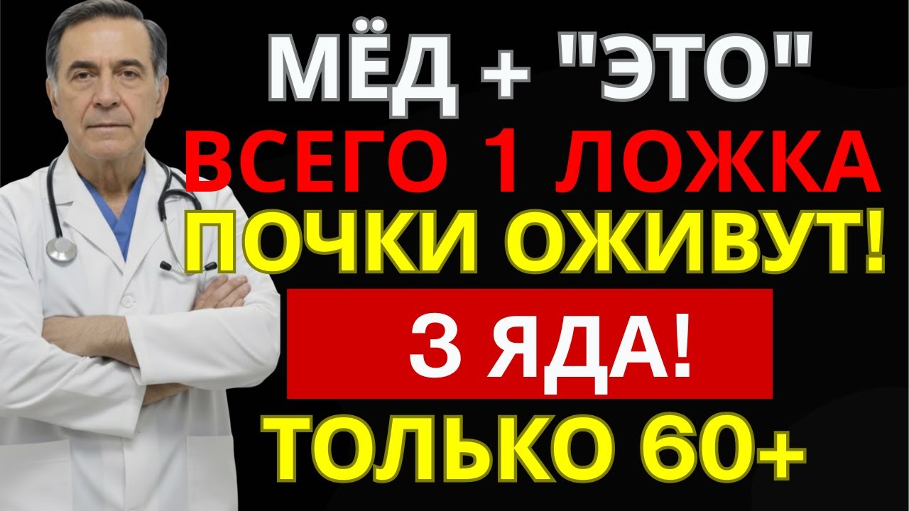 МЁД МОЖЕТ СПАСТИ ИЛИ УБИТЬ ПОЧКИ — 3 смертельные ошибки и один правильный рецепт | ЗДОРОВЬЕ ДАРОМ