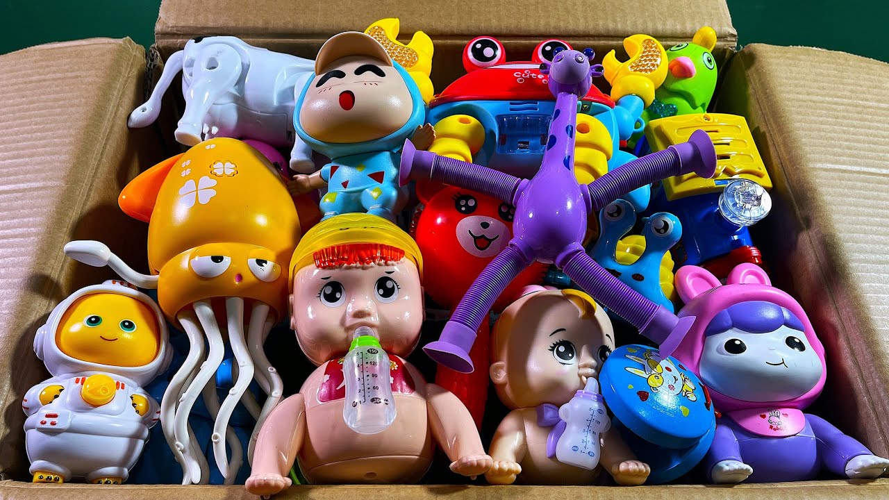 7.25 Minutes Satisfying with Unboxing Cute Princess House & Swing Slide Collection Toys Review| ASMR