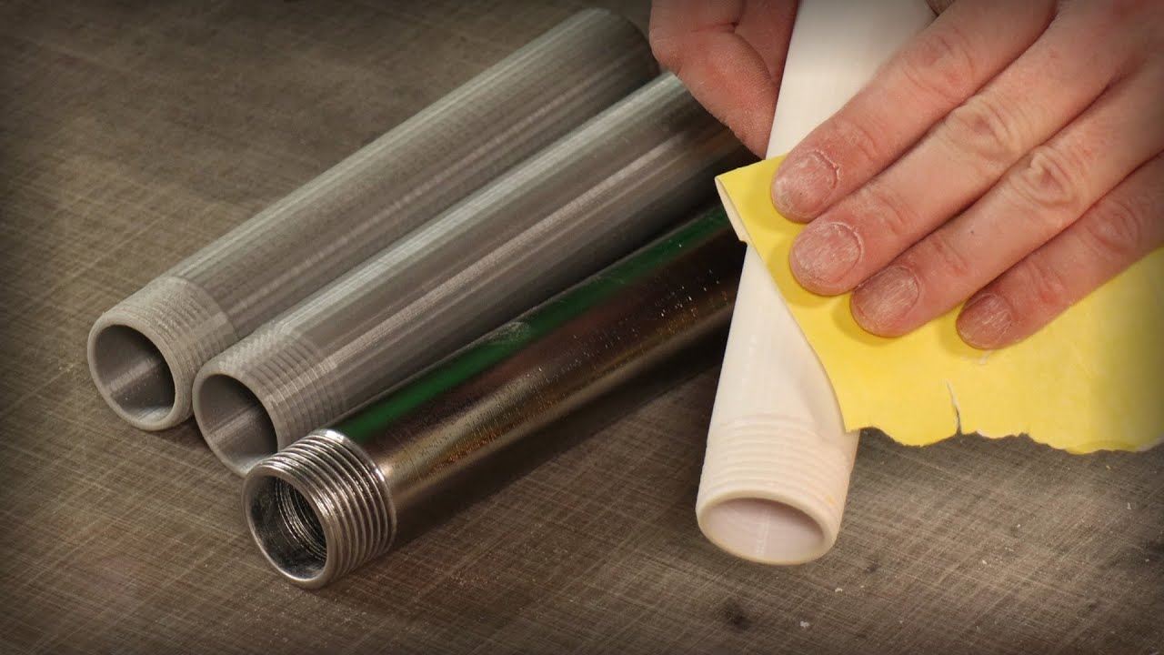 Sådan får dit 3D-print blankt metal look - Del 1: Slibning