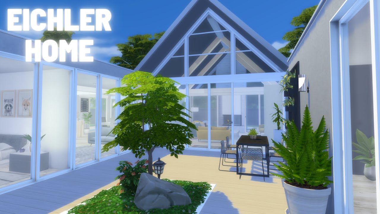 Eichler Home Tour | Sims 4 Speed Build