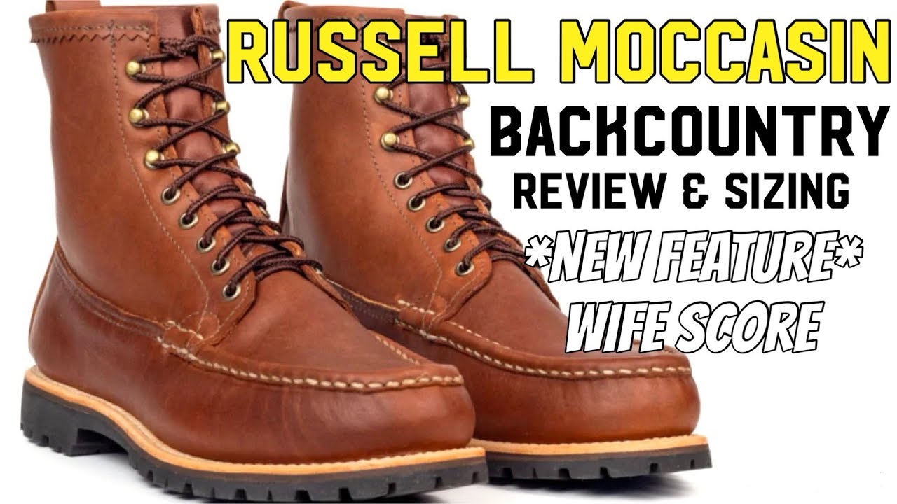 $750 Russell Moccasin Backcountry Boots