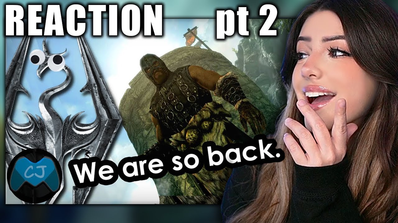 Skyrim Мозгогнил РЕАКЦИЯ Часть 2