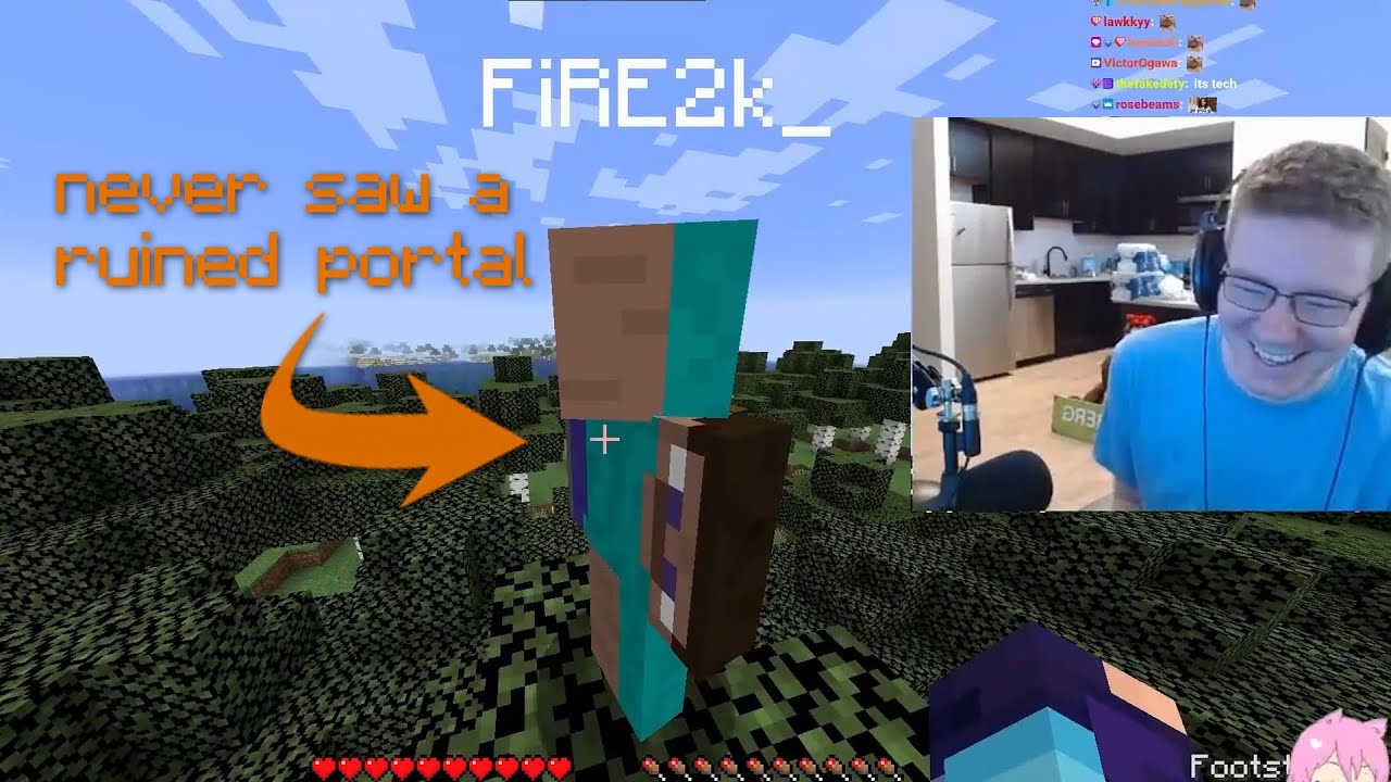 Файнберг издевается над стримерами CS в бинго Minecraft