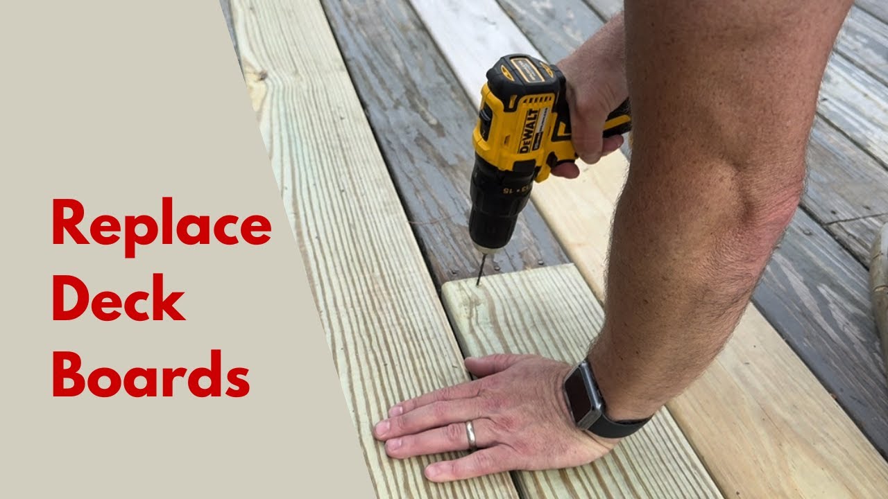 How to Replace Rotten Deck Boards - Easy DIY!