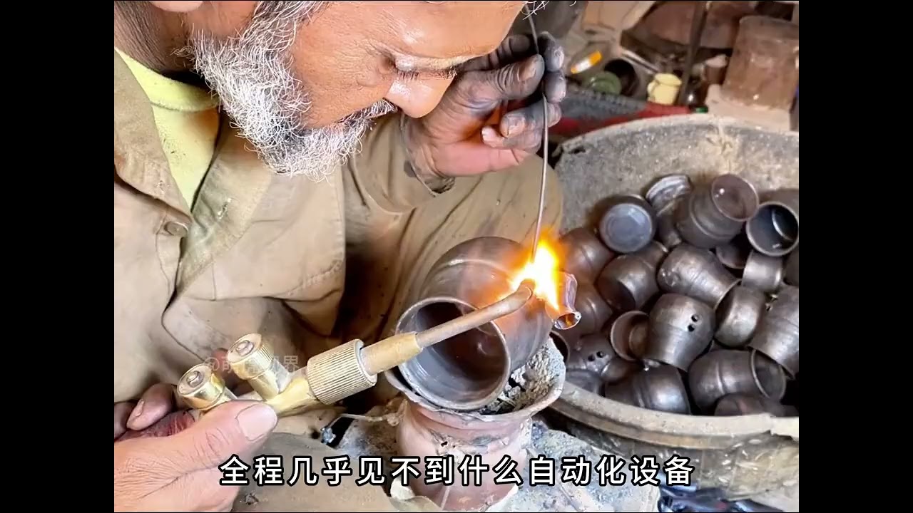搪瓷制品退出中国家庭，却在巴基斯坦火了！#巴铁制造#制造过程#变废为宝
