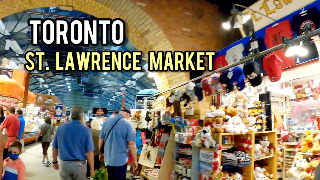 Toronto St. Lawrence Market Food Shopping July 2021 Canada 4K