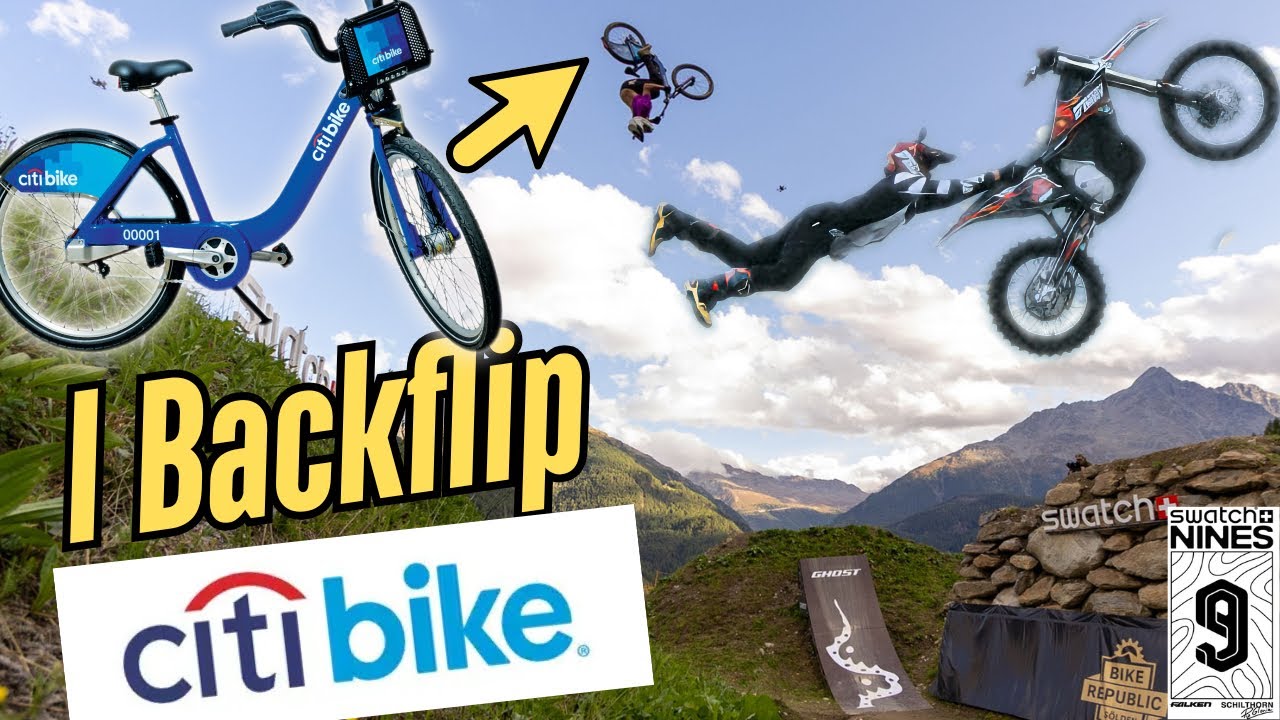 Citibike переворачивается на Swatch Nines🤟😂