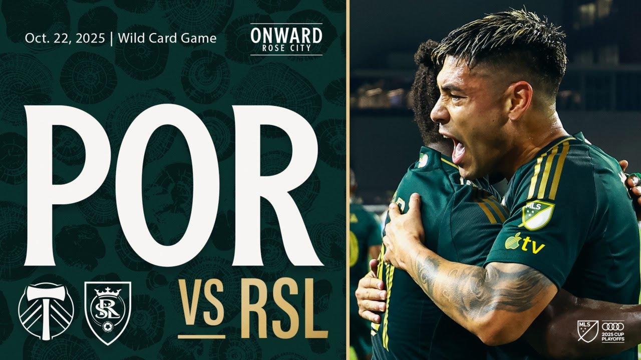 MLS CUP PLAYOFFS HIGHLIGHTS | Portland Timbers vs. Real Salt Lake | Oct. 22, 2025