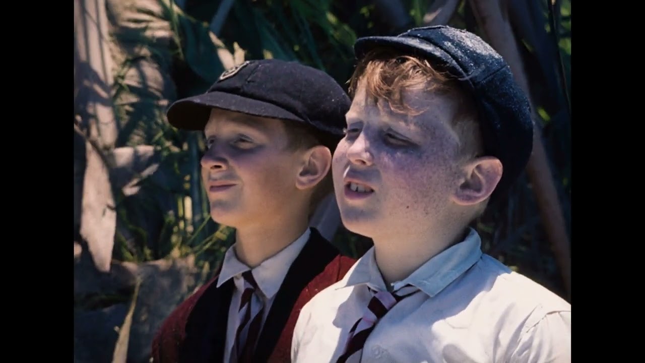Lord of the Flies (1963) - the choir arrives (colorized)