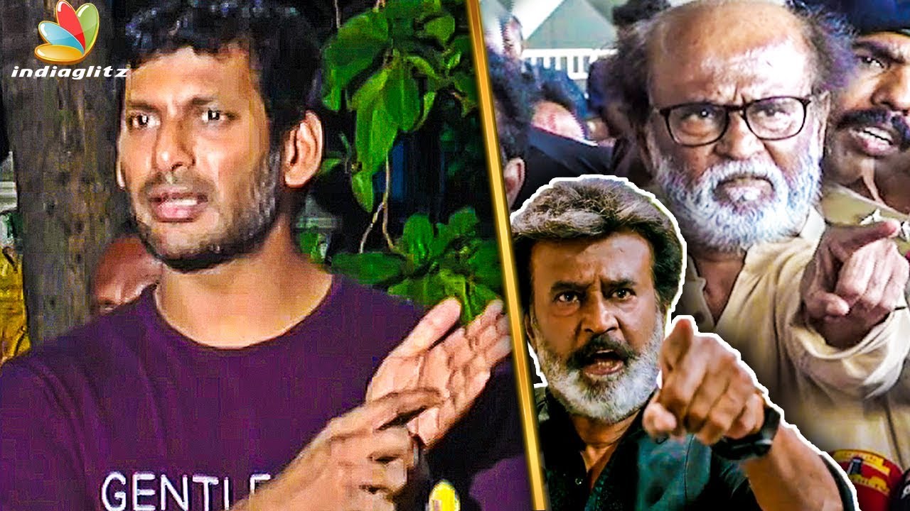 Don't Mix Politics with Cinema : Vishal Speech | Kaala, Rajinikanth