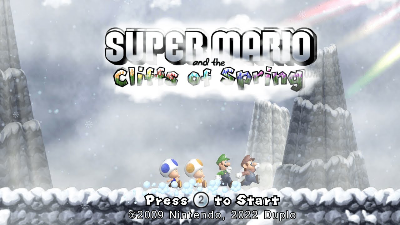 Super Mario & The Cliffs Of Spring 100% Walkthrough
