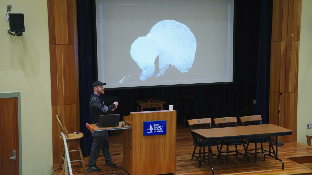 Decoding the Forest Floor - Alan Rockefeller at the 2025 Maine Fungi Fest.