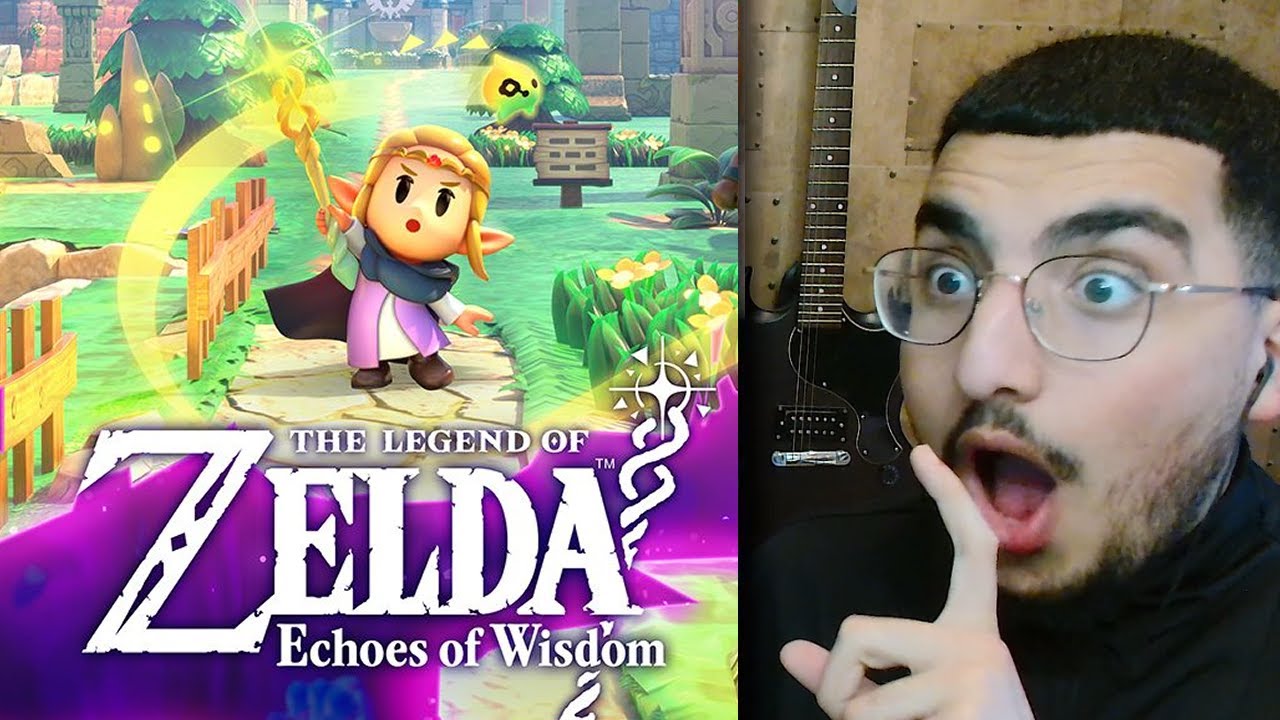 A NEW 2D ZELDA GAME! WITH A PLAYABLE ZELDA!? - Zelda: Echoes of Wisdom Reveal Trailer Reaction