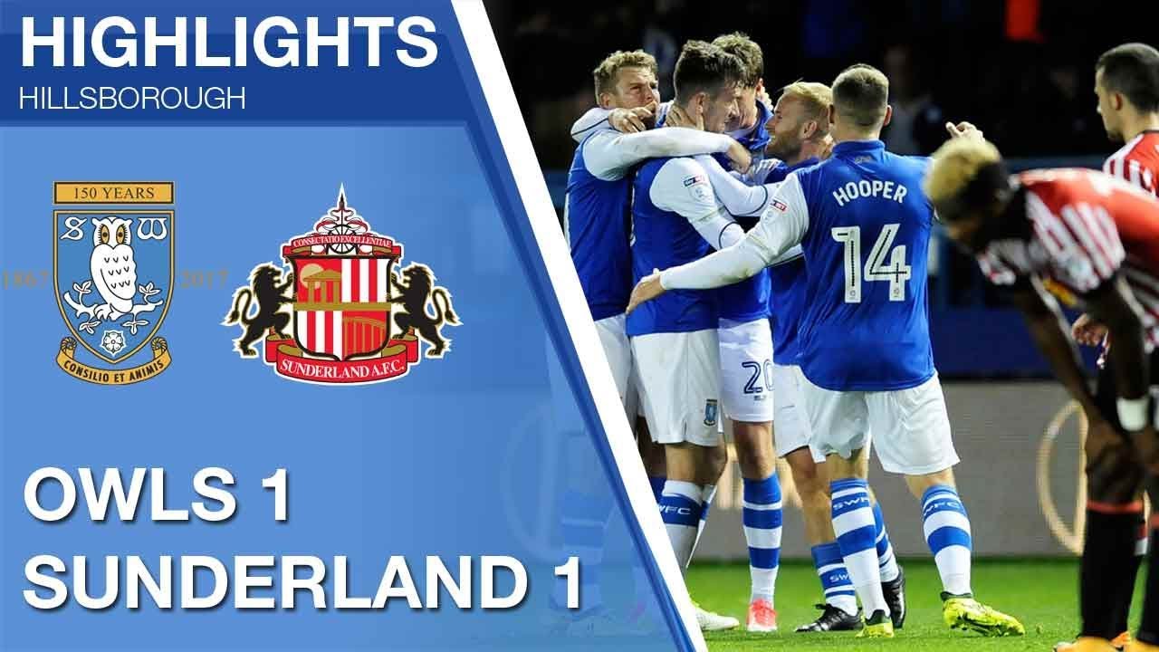 Sheffield Wednesday 1 Sunderland 1 | Extended highlights | 2017/18