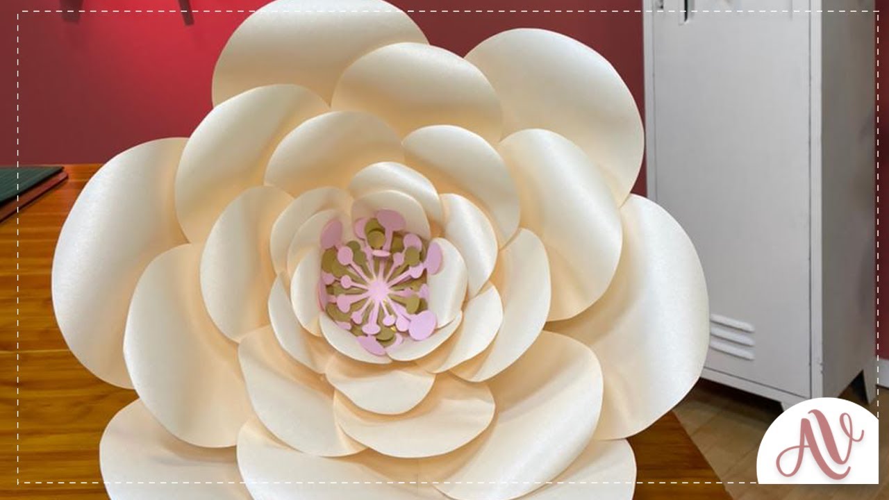 Aprenda y Venda - Decoración con flores gigantes