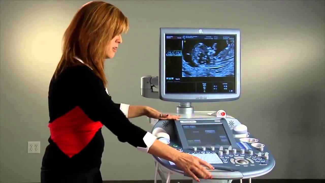 GE Healthcare Voluson E8 ultrasound demonstration