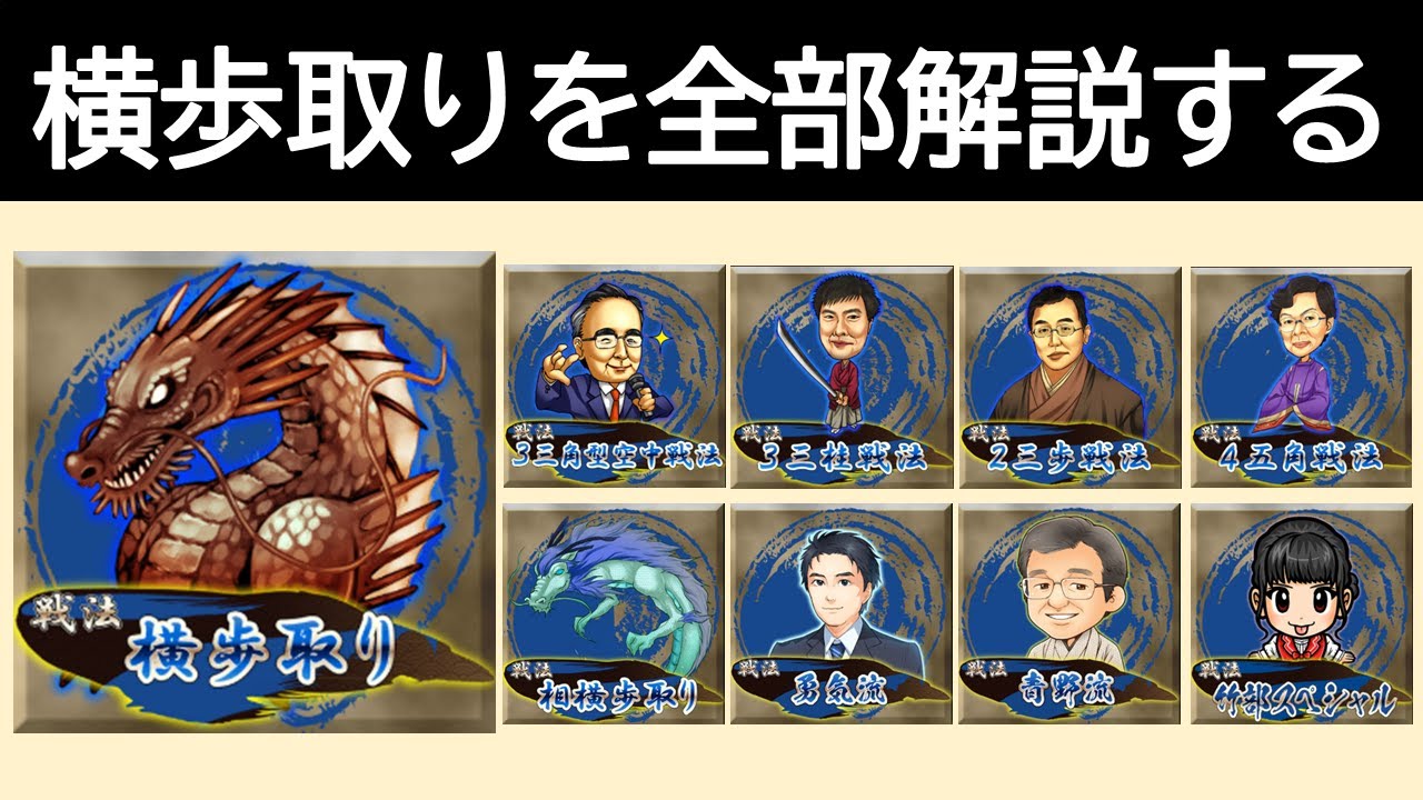 日本一分かりやすく、横歩取りの基本を解説！【3三角型空中戦法、3三桂戦法、2三歩戦法、4五角戦法、相横歩取り、勇気流、青野流、竹部スペシャル】