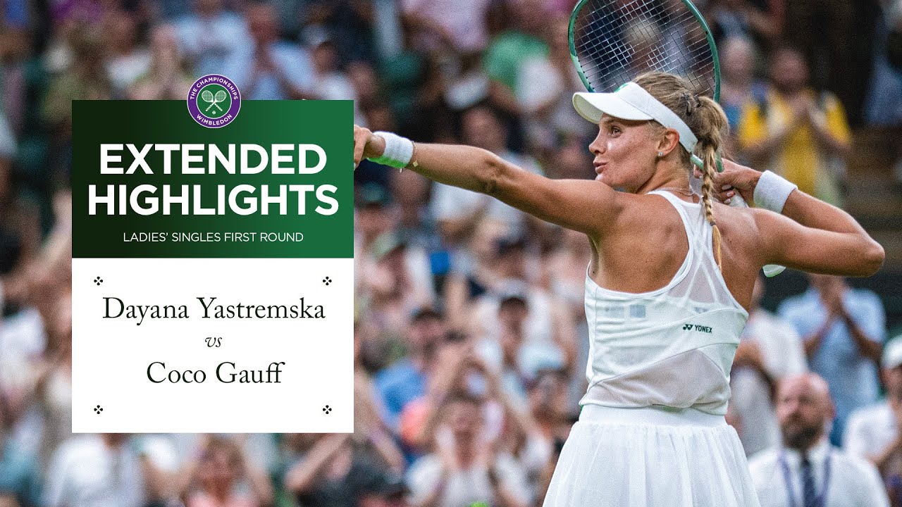 Coco Gauff STUNNED I Dayana Yastremska vs Coco Gauff | Extended Highlights | Wimbledon 2025