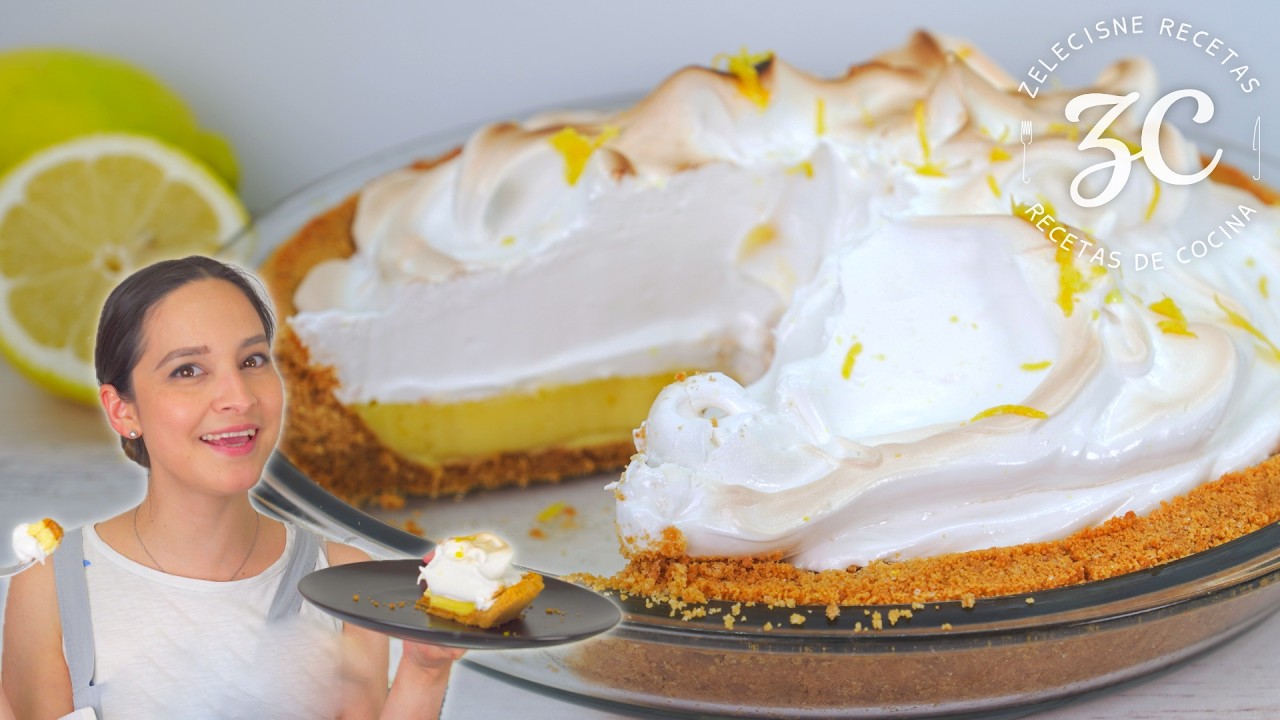 Pay de Limon y Merengue Italiano | Te sorprendera lo fácil 🥧🥰