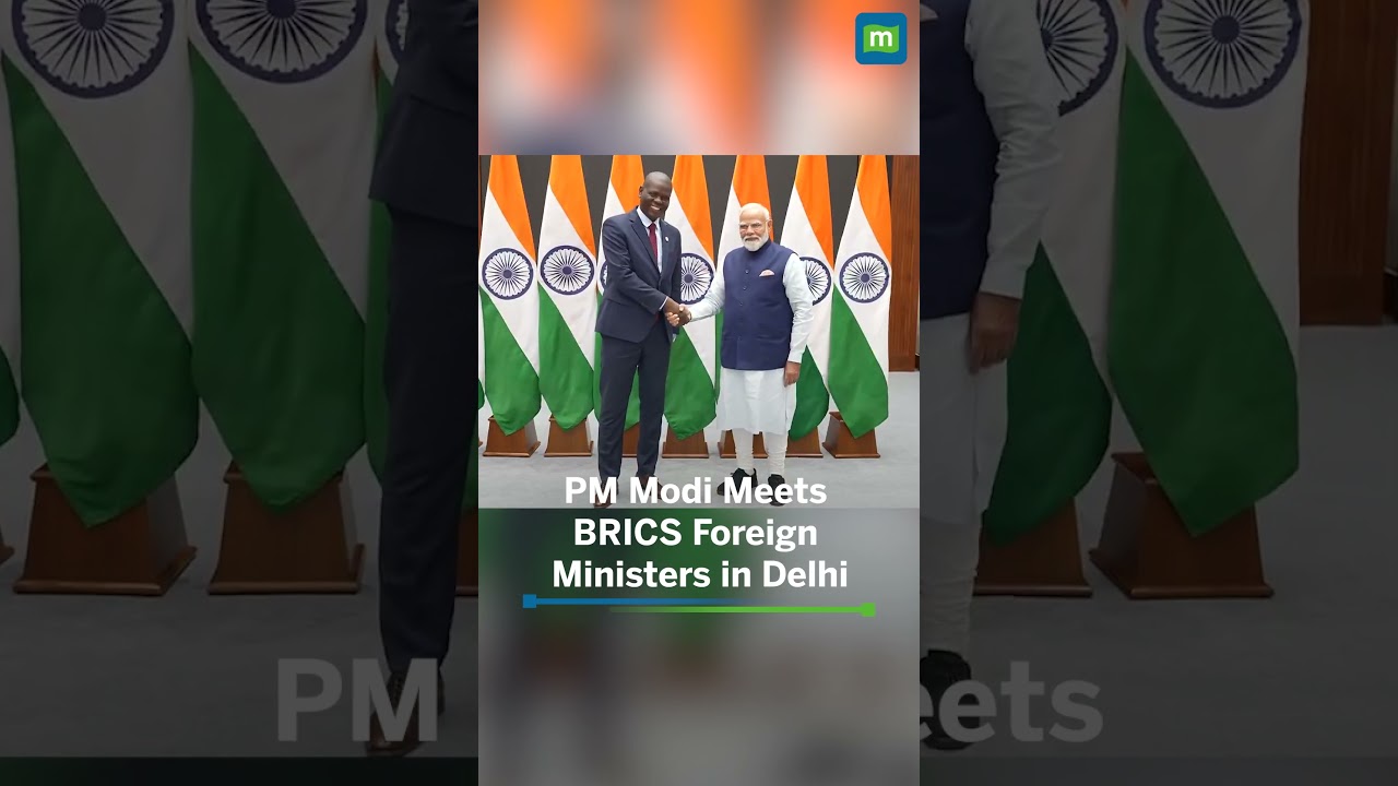 PM Modi Greets BRICS Foreign Ministers In Delhi