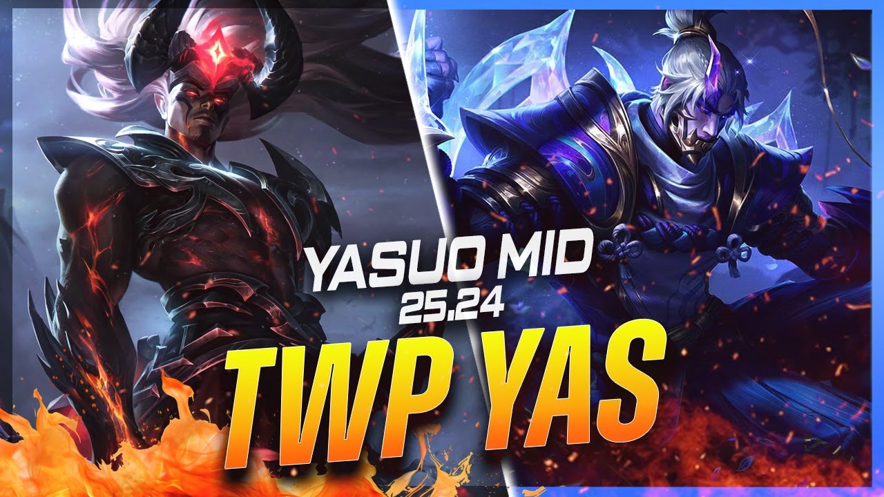 TheWanderingPro - Ясуо против Зеда на миду, патч 25.24 - Геймплей за Ясуо в ранге Грандмастер