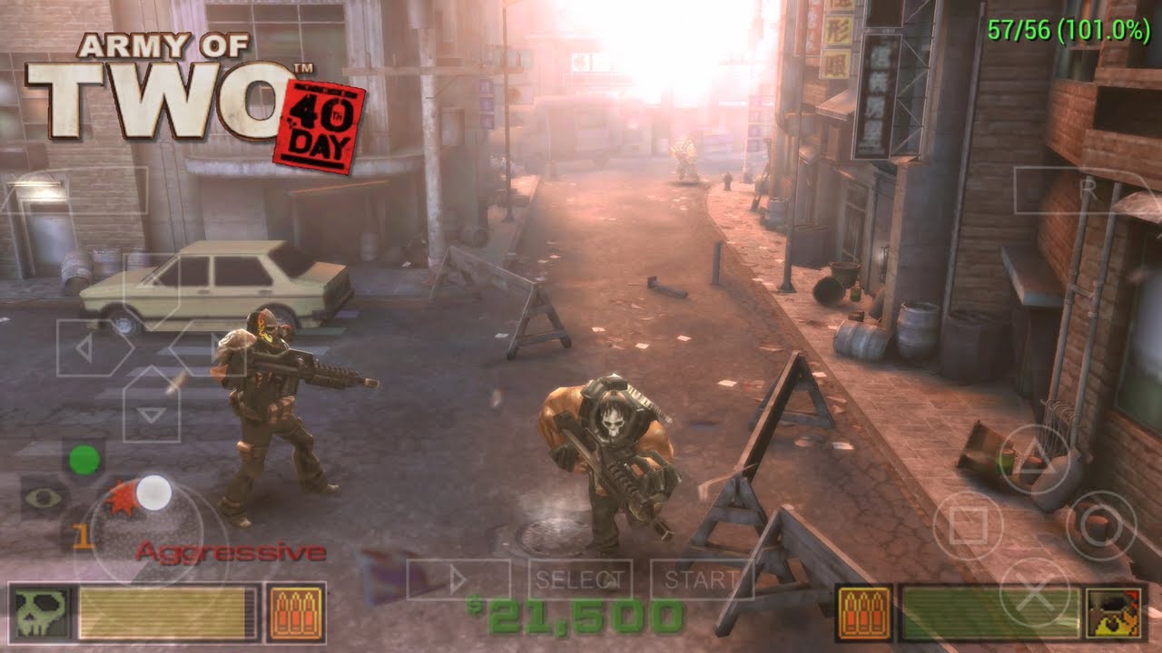 Army of Two The 40th Day PSP - PPSSPP Android Gameplay