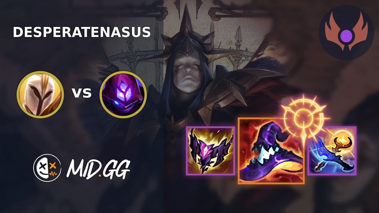 MID.GG: [ DesperateNasus ] Kayle MID vs Malzahar | EUW MASTER | LOL Season 2026