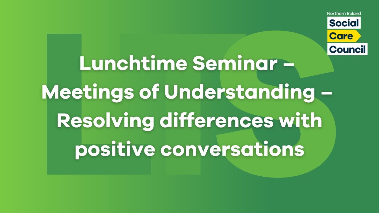 Meetings of Understanding – Resolving differences with positive conversations