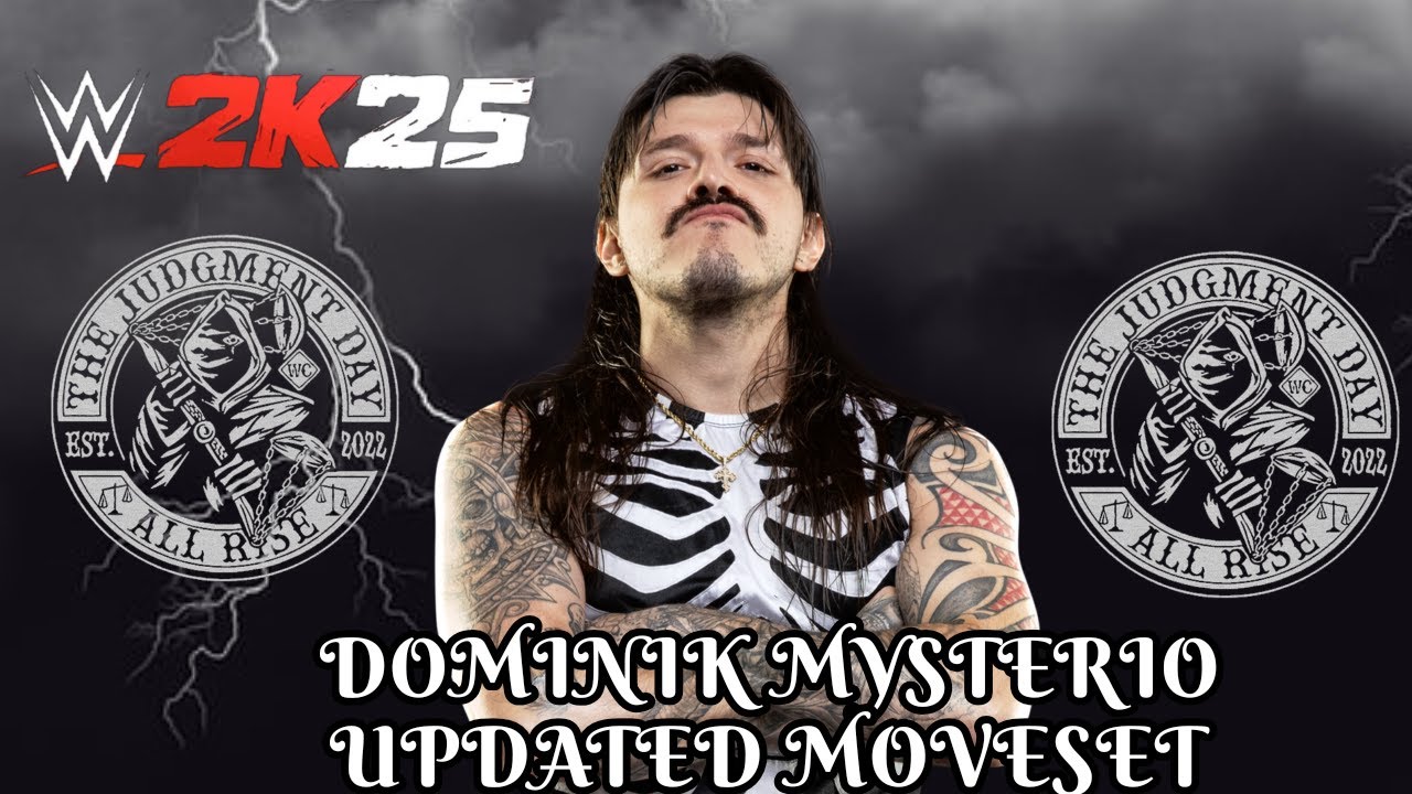 WWE 2K25 Dominik Mysterio Updated Moveset + Superstar Settings