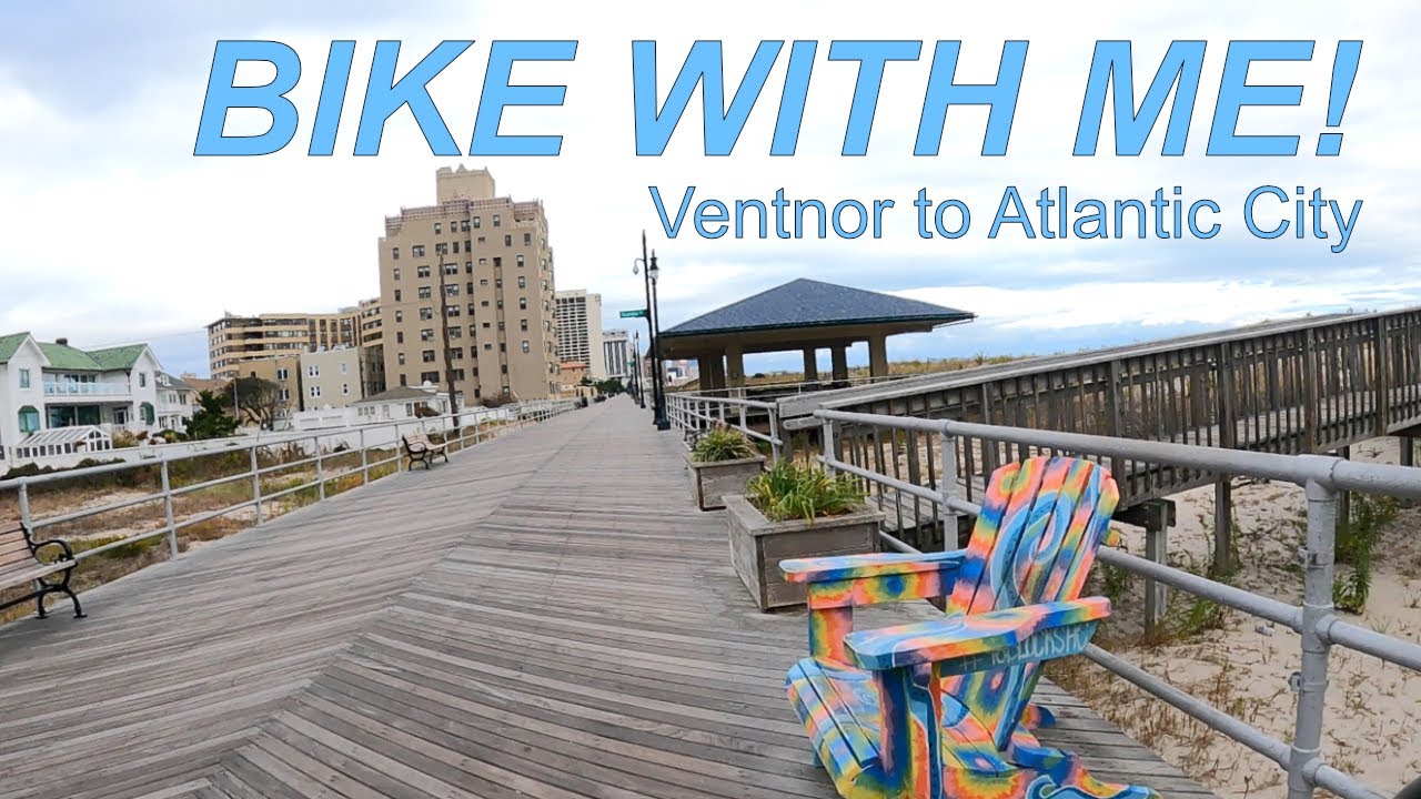 Bike w/ Me! Ventnor to Atlantic City, NJ, GoPro HERO9 Time Lapse Video Bike Tour