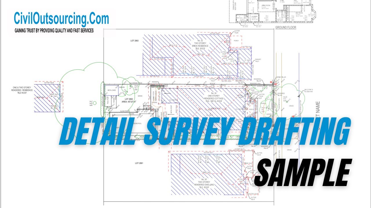 Detail Survey Drafting Sample | Civil Outsourcing | Outsourced Service Providers