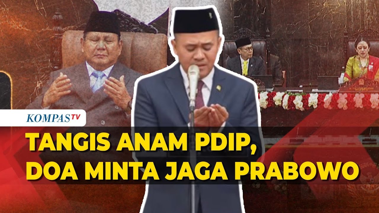 Tangis Mufti Anam PDIP di Sidang Nota Keuangan, Doa Berharap Lindungi Presiden Prabowo