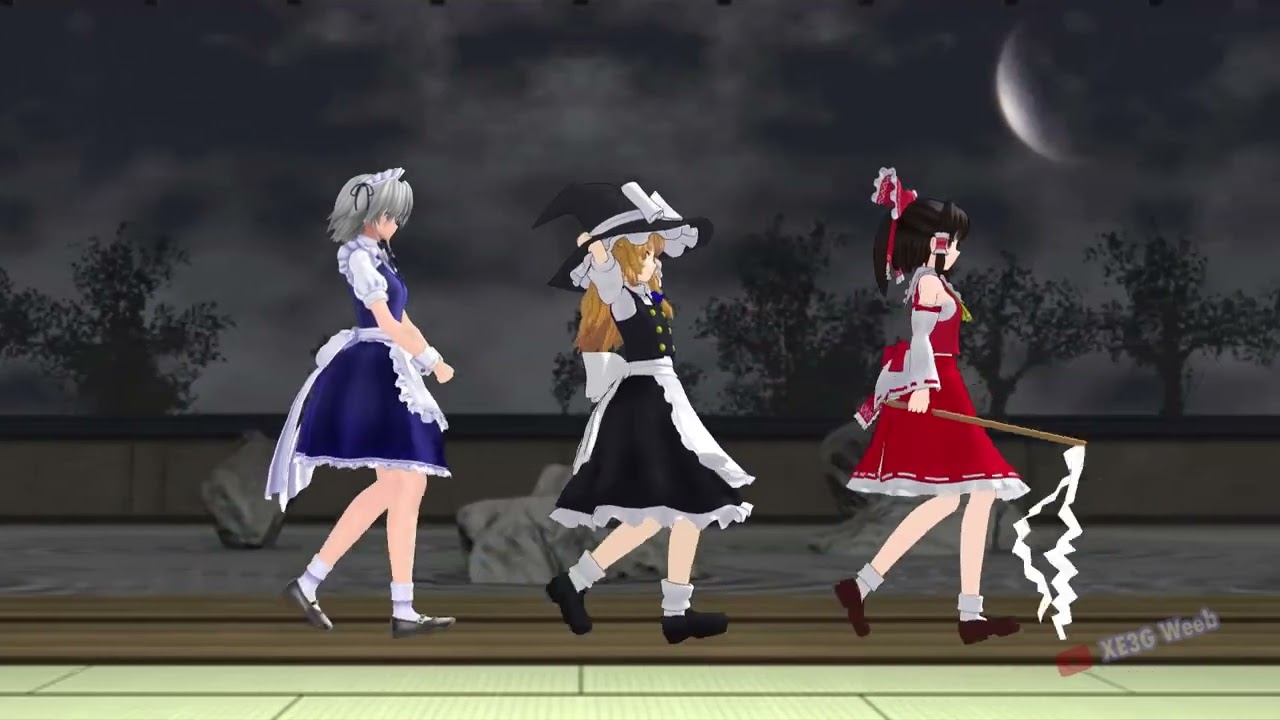 [touhou animation] Treasure Island Walking meme but it's touhou (dr livesey parody)