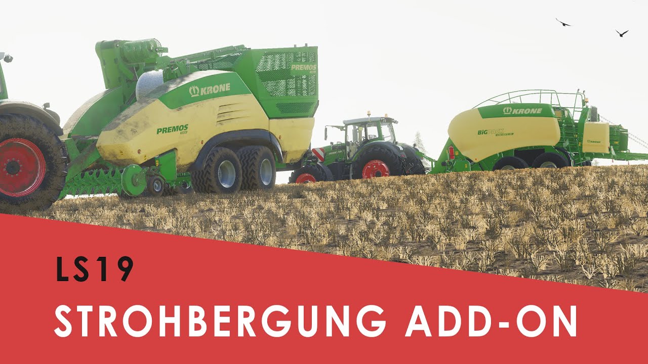 LS19 I Strohbergung Add-On I Trailer