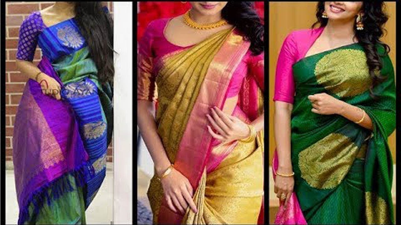 Latest Light Weight Silk Saree Designs