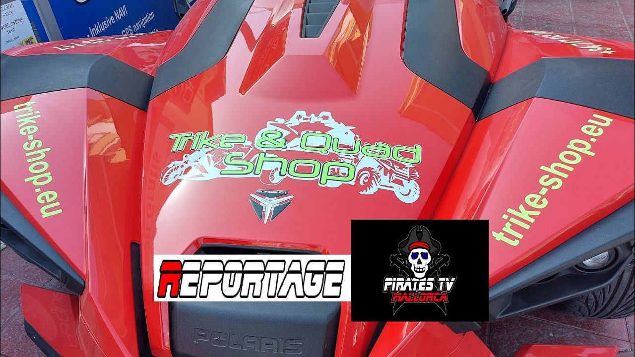 Mit dem Slingshot unterwegs zur Kathedrale von Mallorca 