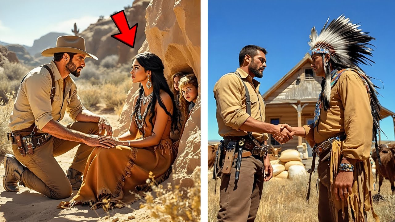 Alleinerziehender Cowboy mit drei Kindern findet Navajo-Prinzessin in Bärenfalle – am nächsten Tag..