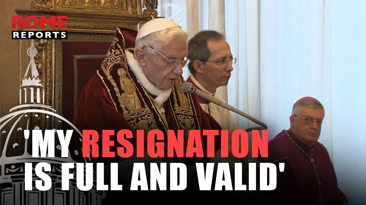 An unpublished letter from Pope Benedict XVI comes to light: 'My resignation is full and valid