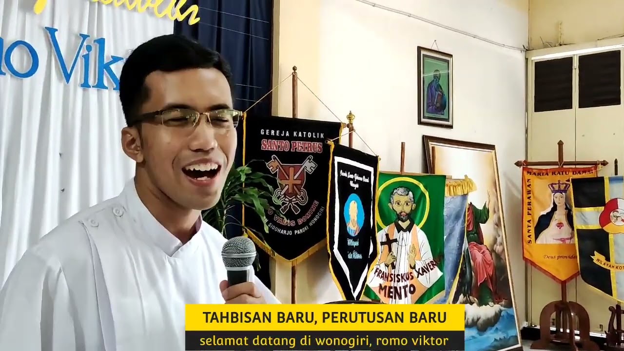 TAHBISAN BARU, PERUTUSAN BARU Romo Viktor di Wonogiri @Agus Suryana Gunadi ISENG