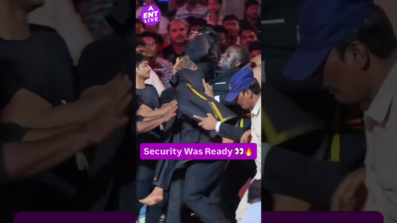 Fan Rushes Towards Janhvi Kapoor & Team At Peddi Event, Ram Charan&rsquo;s Guard Steps In Just In Time 😱